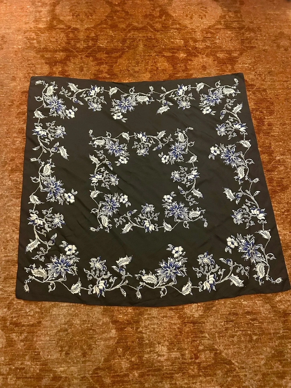 Madewell oversized silk bandana.